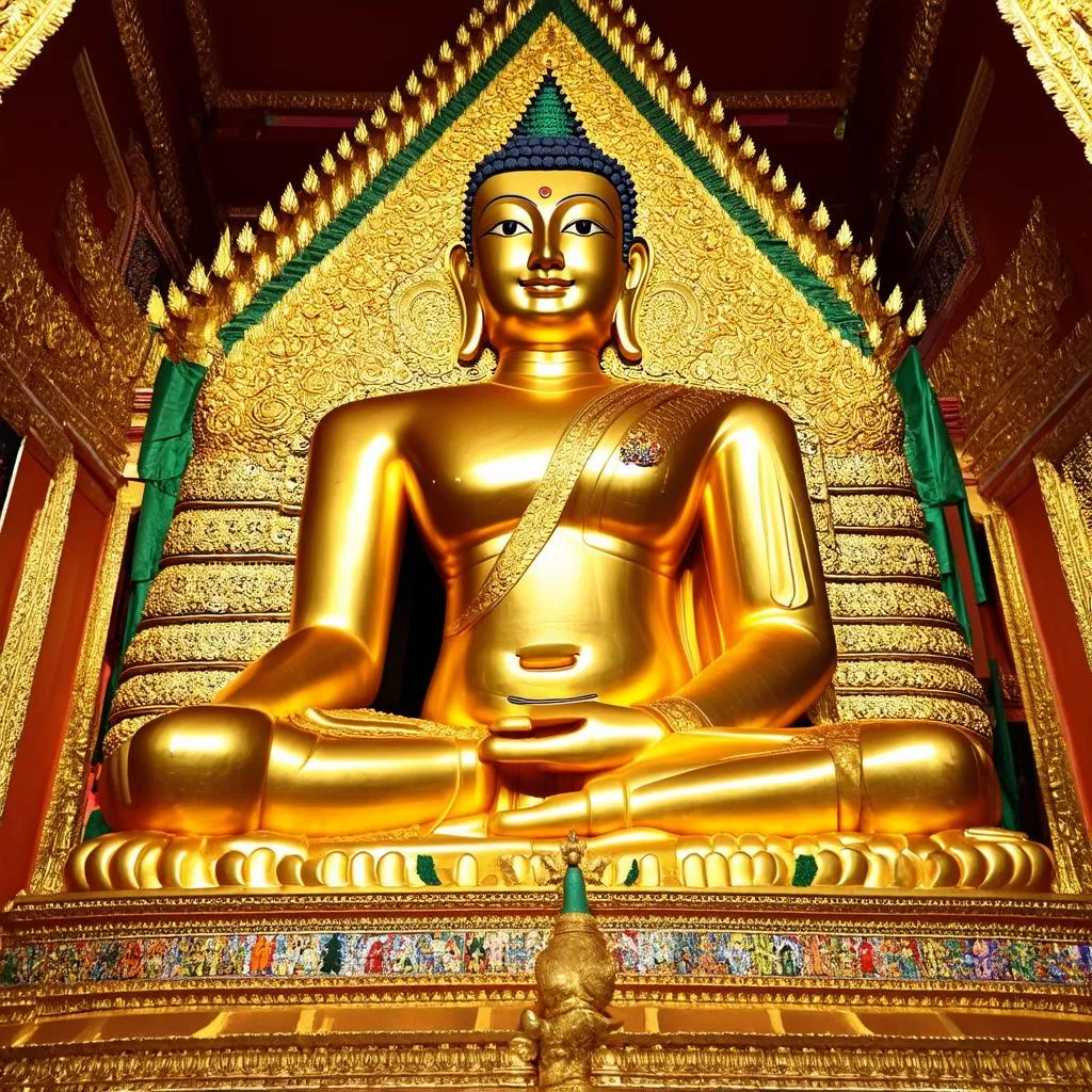 Emerald Buddha statue